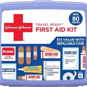 BAND-AID Brand Travel Ready Portable Emergency First Aid